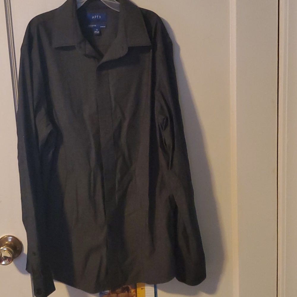 Young men's Small dark gray dress shirt